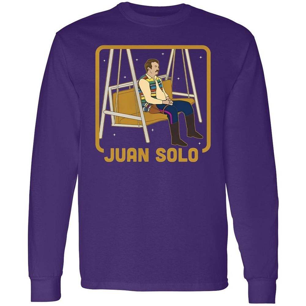 Long Sleeve T-Shirt - T4UP7Z6J - Purple - 13