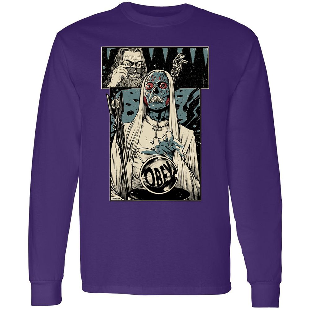 Long Sleeve T-Shirt - A7UUZTL2 - Purple - 13