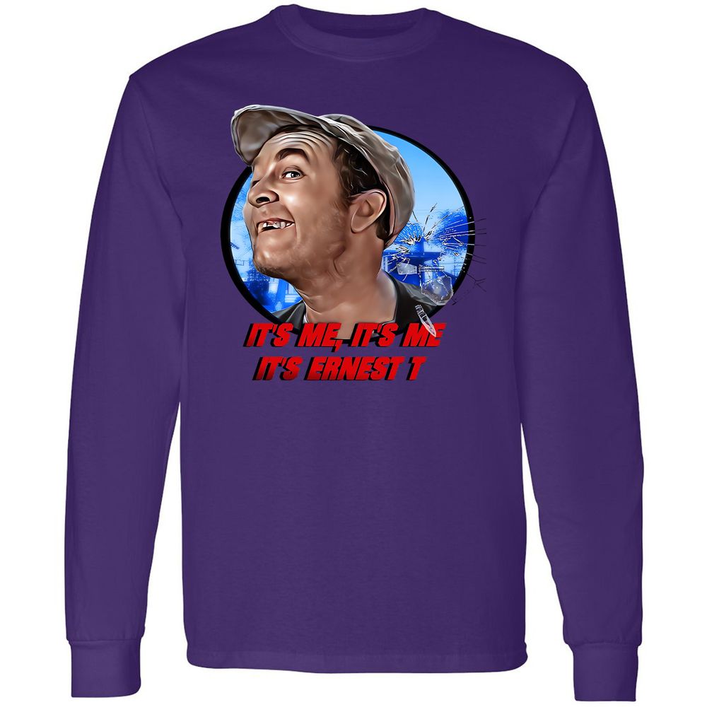 Long Sleeve T-Shirt - B1W3JKT5 - Purple - 13
