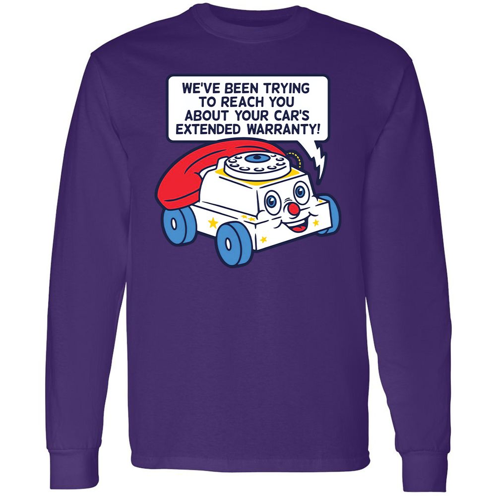 Long Sleeve T-Shirt - 3A6XRZ7G - Purple - 13