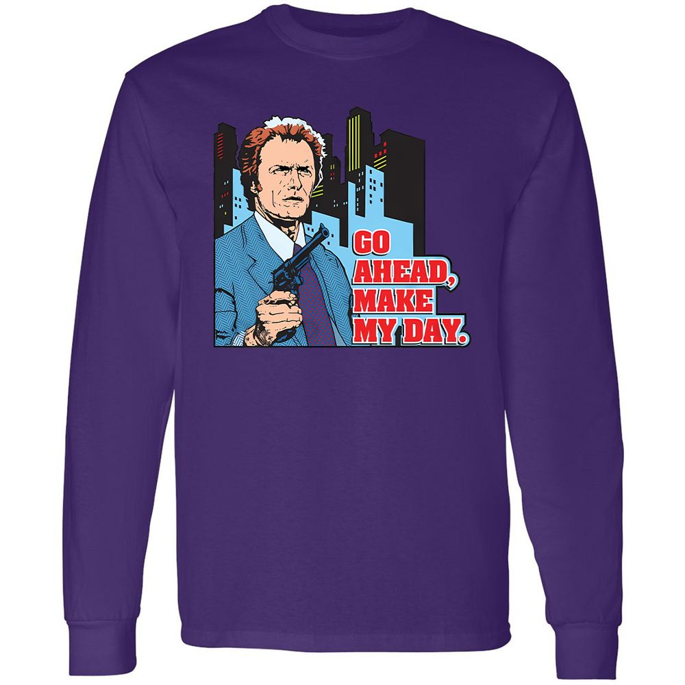 Long Sleeve T-Shirt - XZSZHKRY - Purple - 13