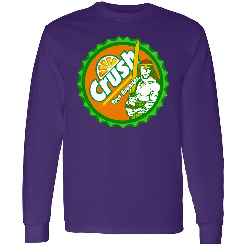 Long Sleeve T-Shirt - PETVGRHL - Purple - 13