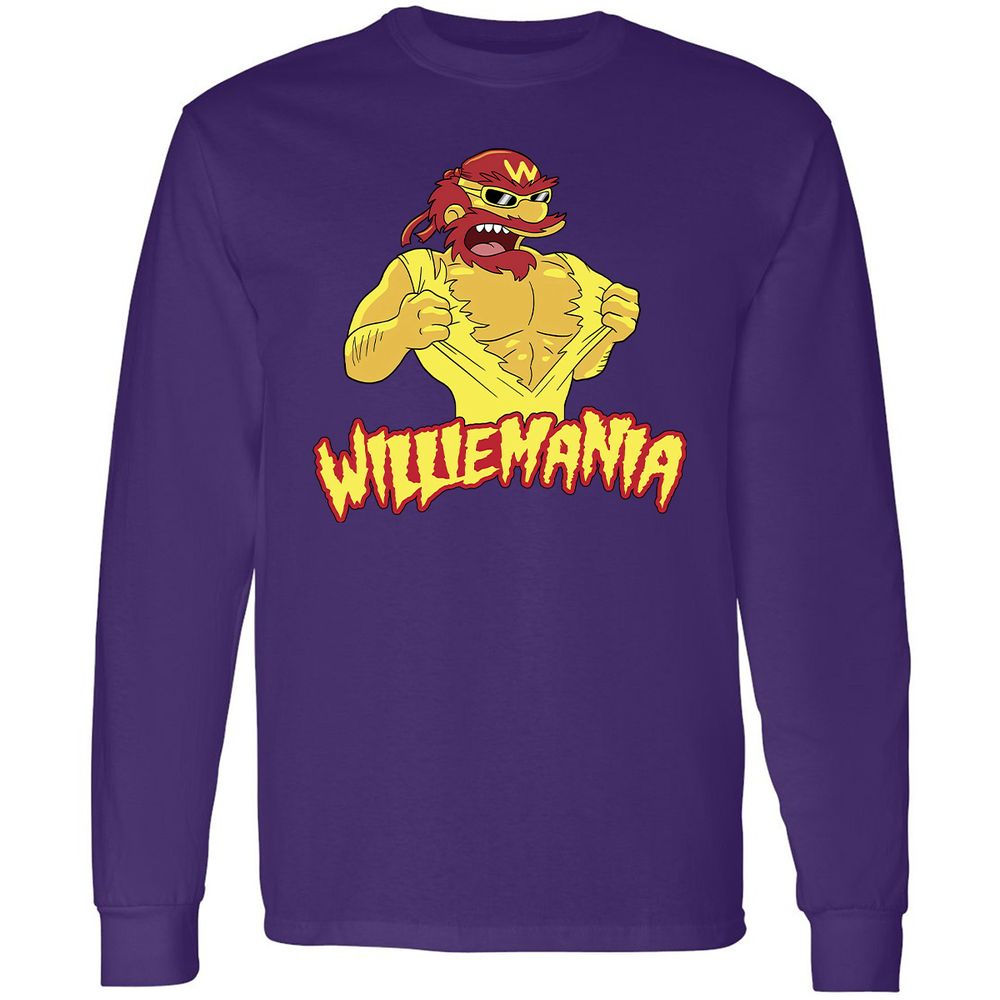 Long Sleeve T-Shirt - QR3GWYF3 - Purple - 13