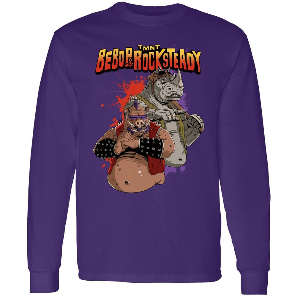 Long Sleeve T-Shirt - VQTGAFCY - Purple - 13