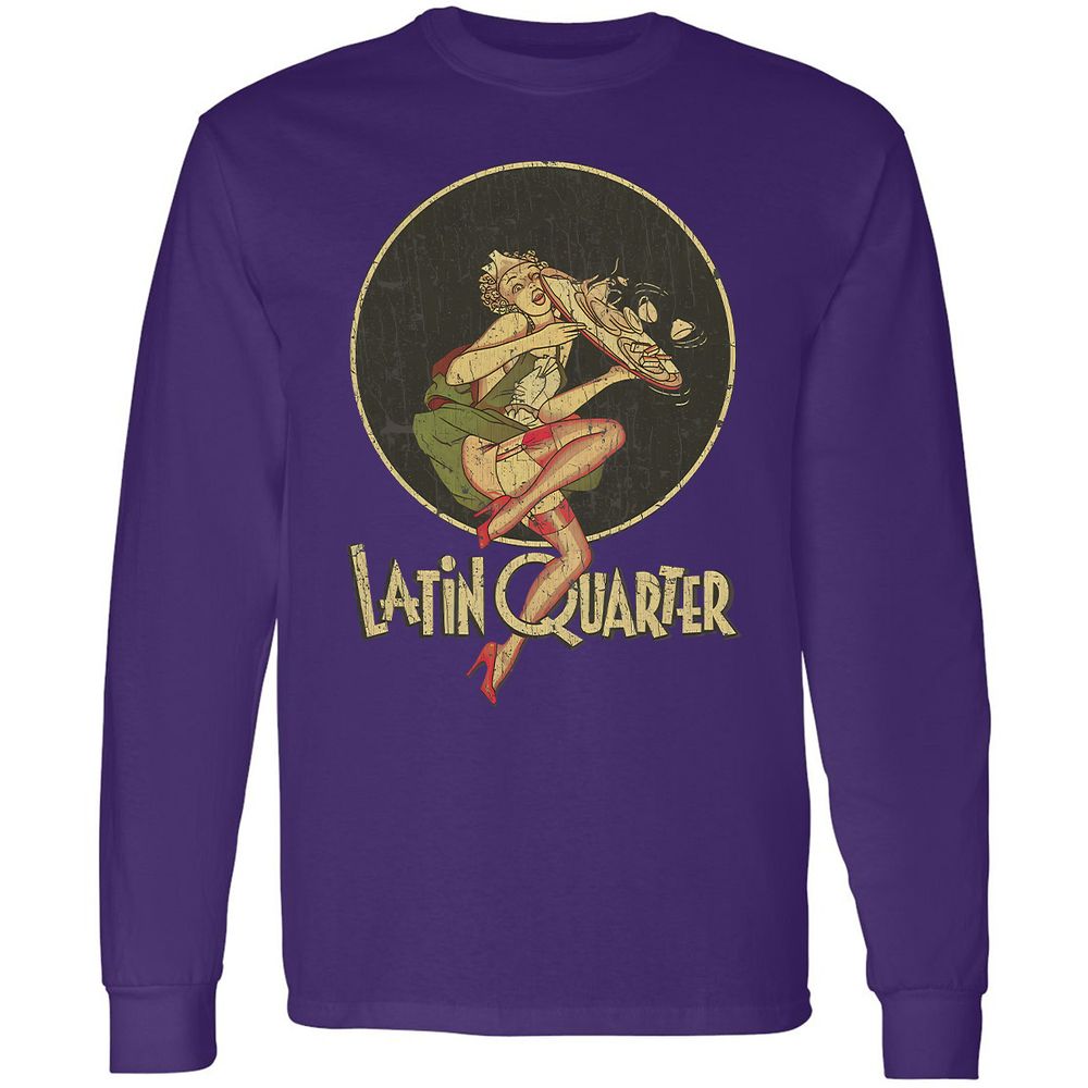 Long Sleeve T-Shirt - 2YVQ47KE - Purple - 13
