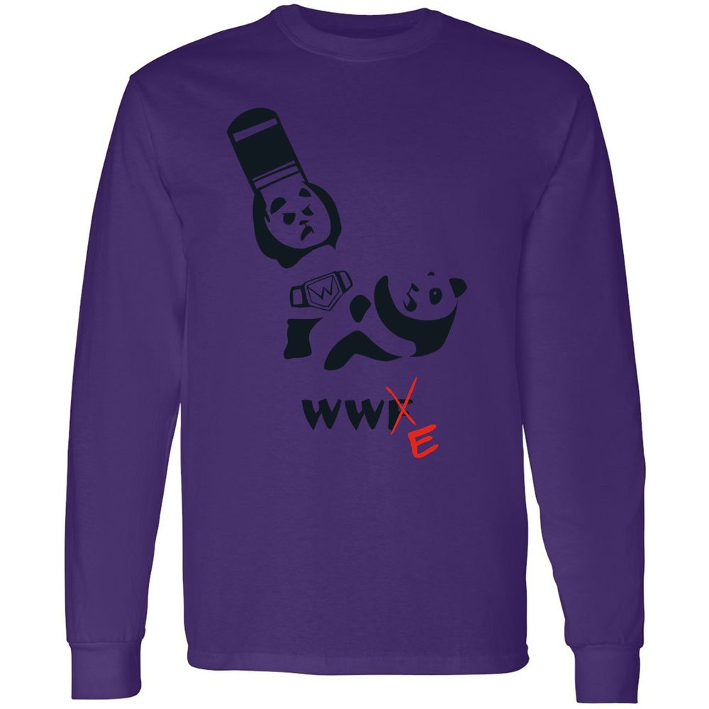 Long Sleeve T-Shirt - Q43GLD1M - Purple - 13