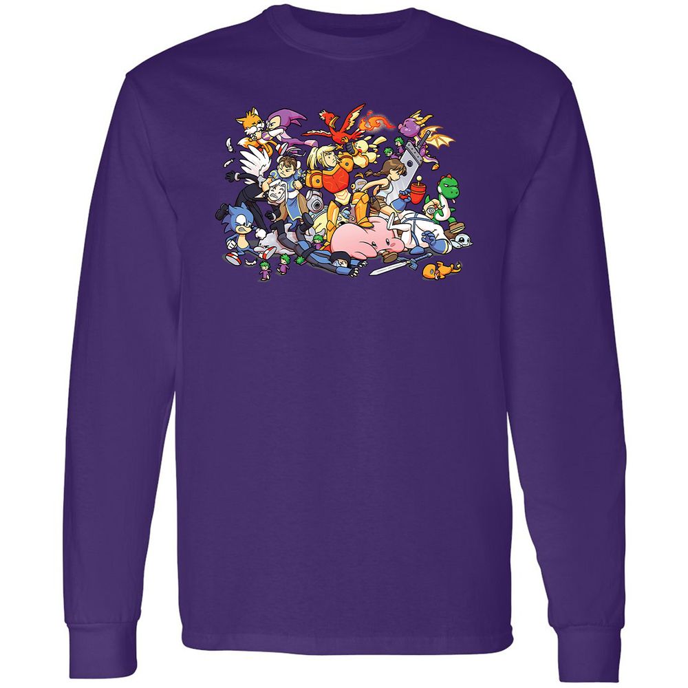 Long Sleeve T-Shirt - 3LBWRNG9 - Purple - 13