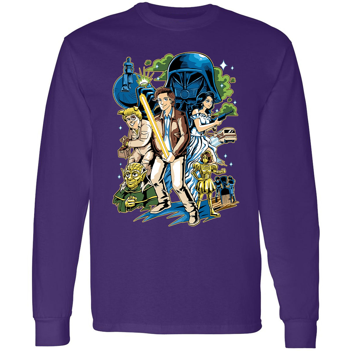 Long Sleeve T-Shirt - PW6U25DH - Purple - 13