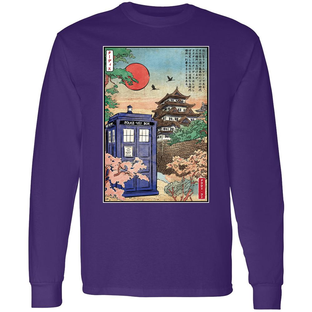 Long Sleeve T-Shirt - 825XUB3S - Purple - 13
