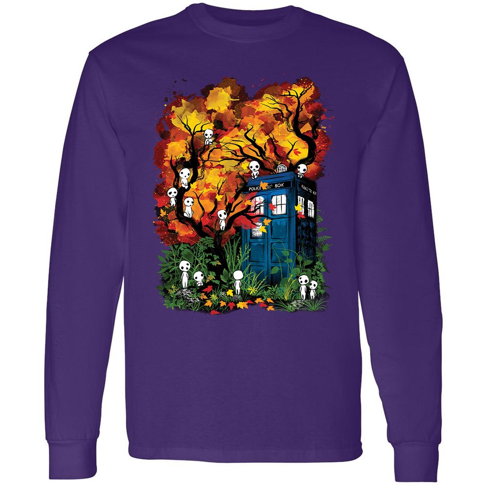 Long Sleeve T-Shirt - V15762AQ - Purple - 13