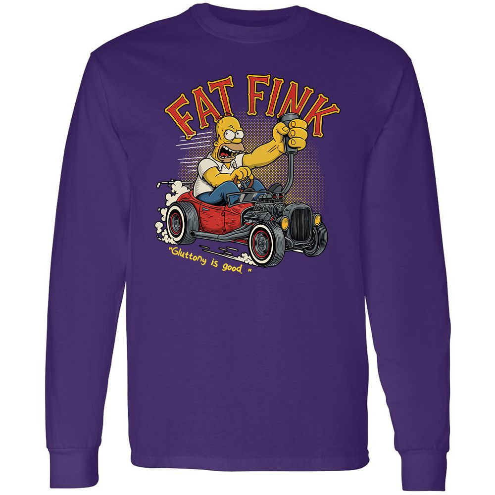 Long Sleeve T-Shirt - RKDB4ZQ2 - Purple - 13