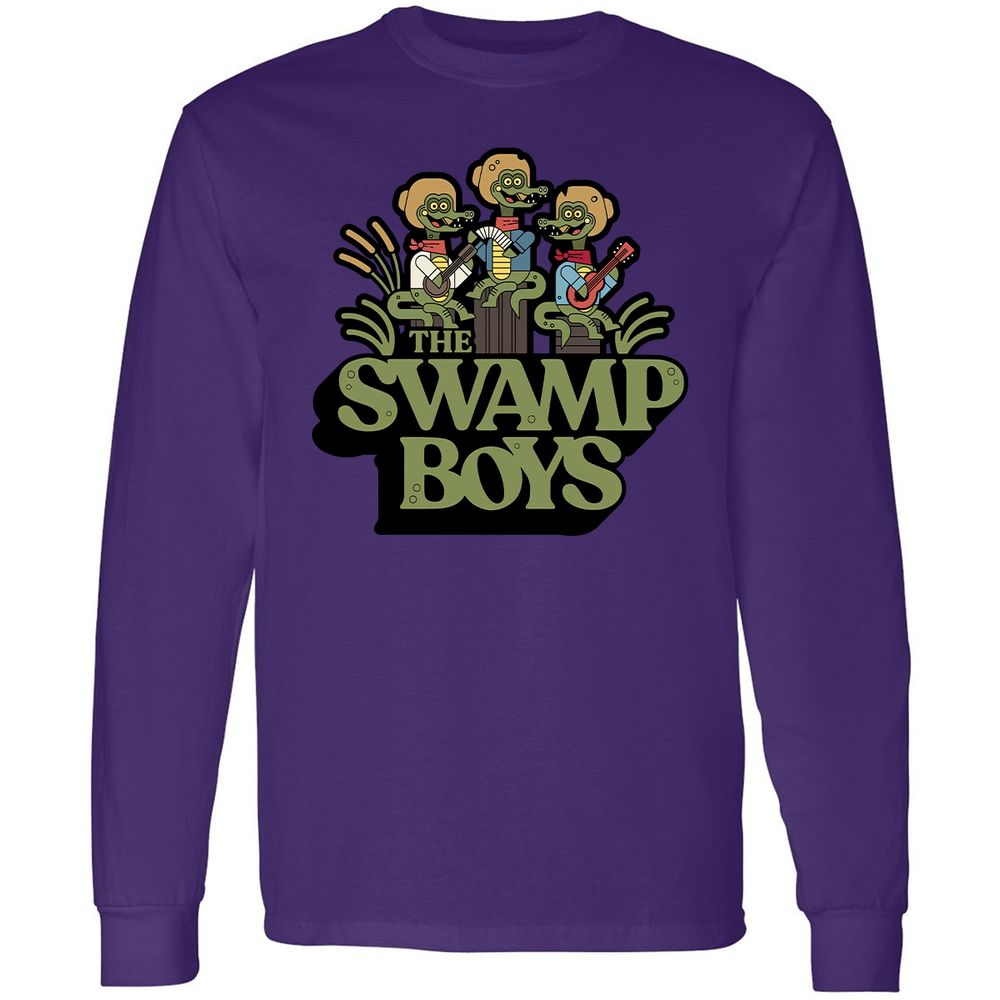 Long Sleeve T-Shirt - 7Y2XTSWU - Purple - 13