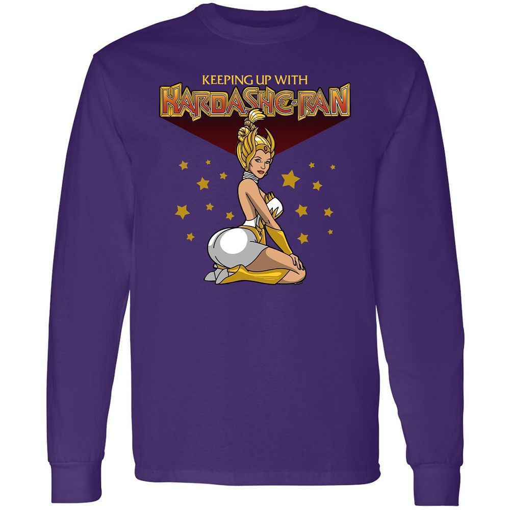 Long Sleeve T-Shirt - YSKKKVWY - Purple - 13