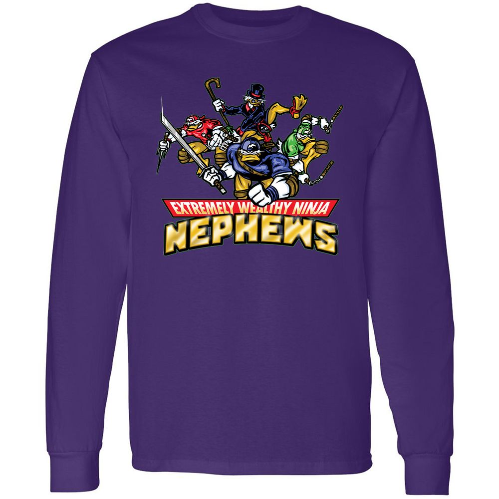 Long Sleeve T-Shirt - RX59QF3A - Purple - 13