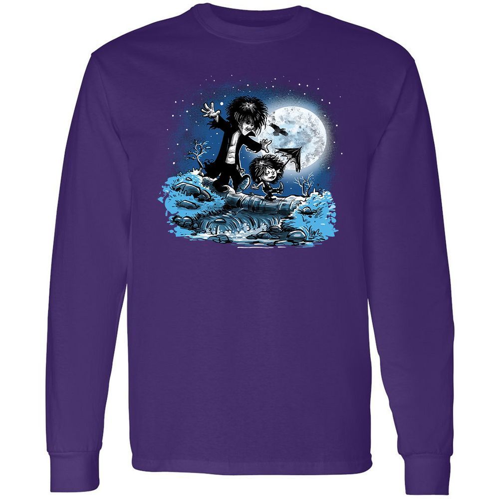 Long Sleeve T-Shirt - BVE3LVB5 - Purple - 13