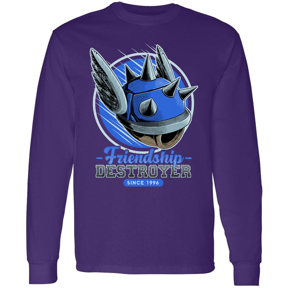 Long Sleeve T-Shirt - BR2CDMQZ - Purple - 13