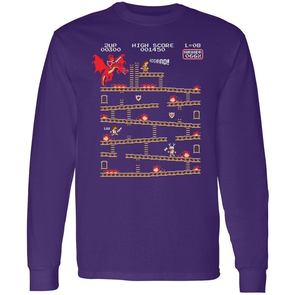 Long Sleeve T-Shirt - 3UL1MVSC - Purple - 13