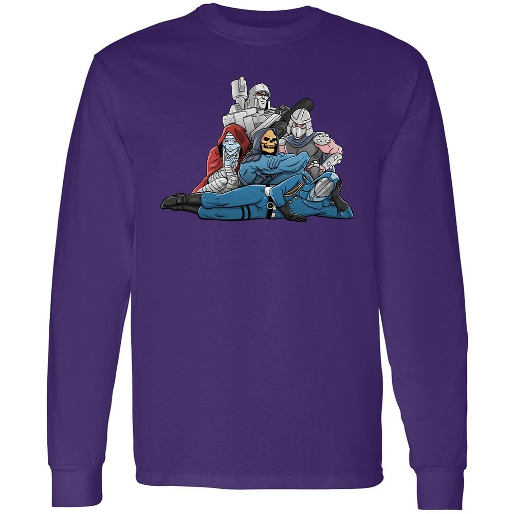 Long Sleeve T-Shirt - 5HT2BVS8 - Purple - 13