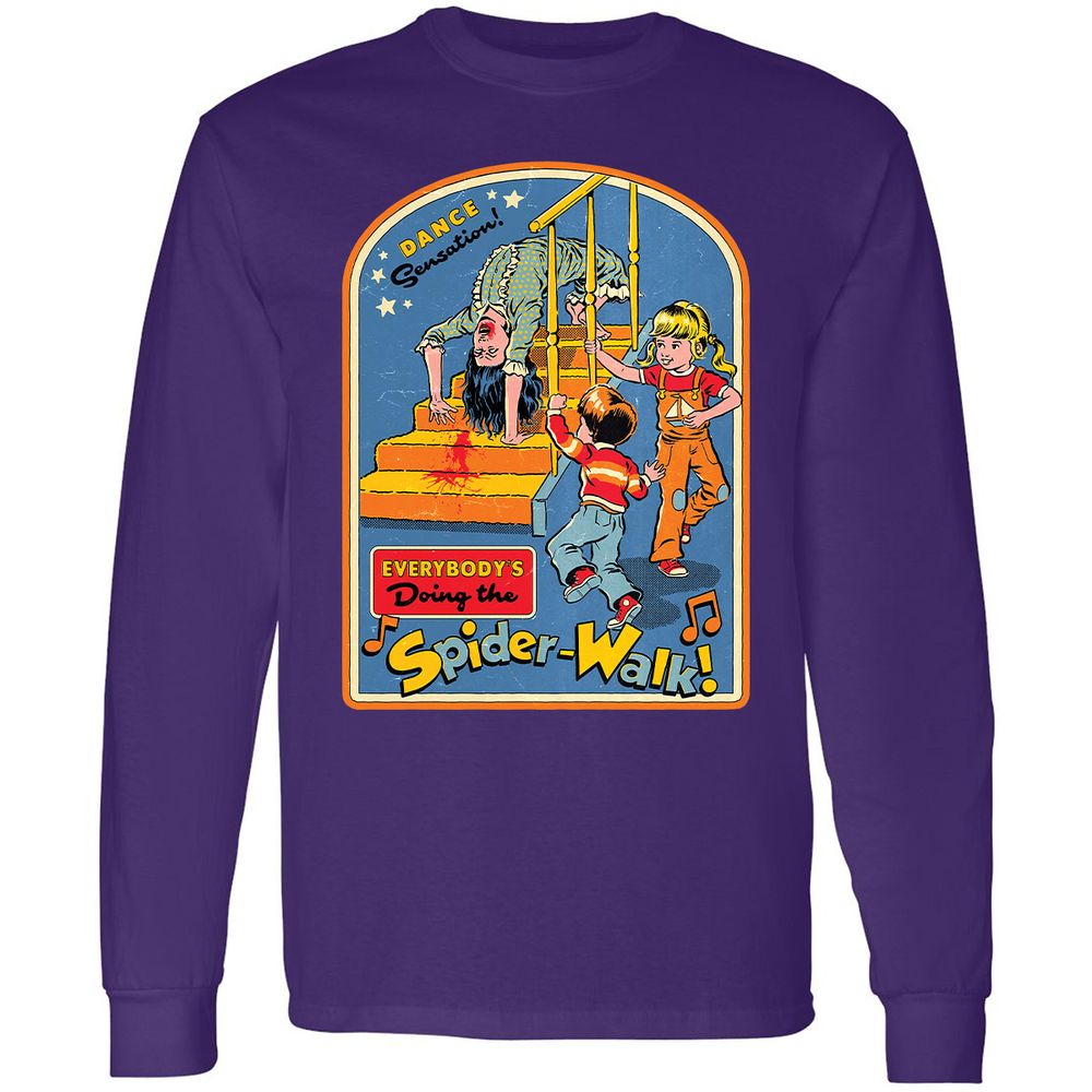 Long Sleeve T-Shirt - YZKD8JQT - Purple - 13