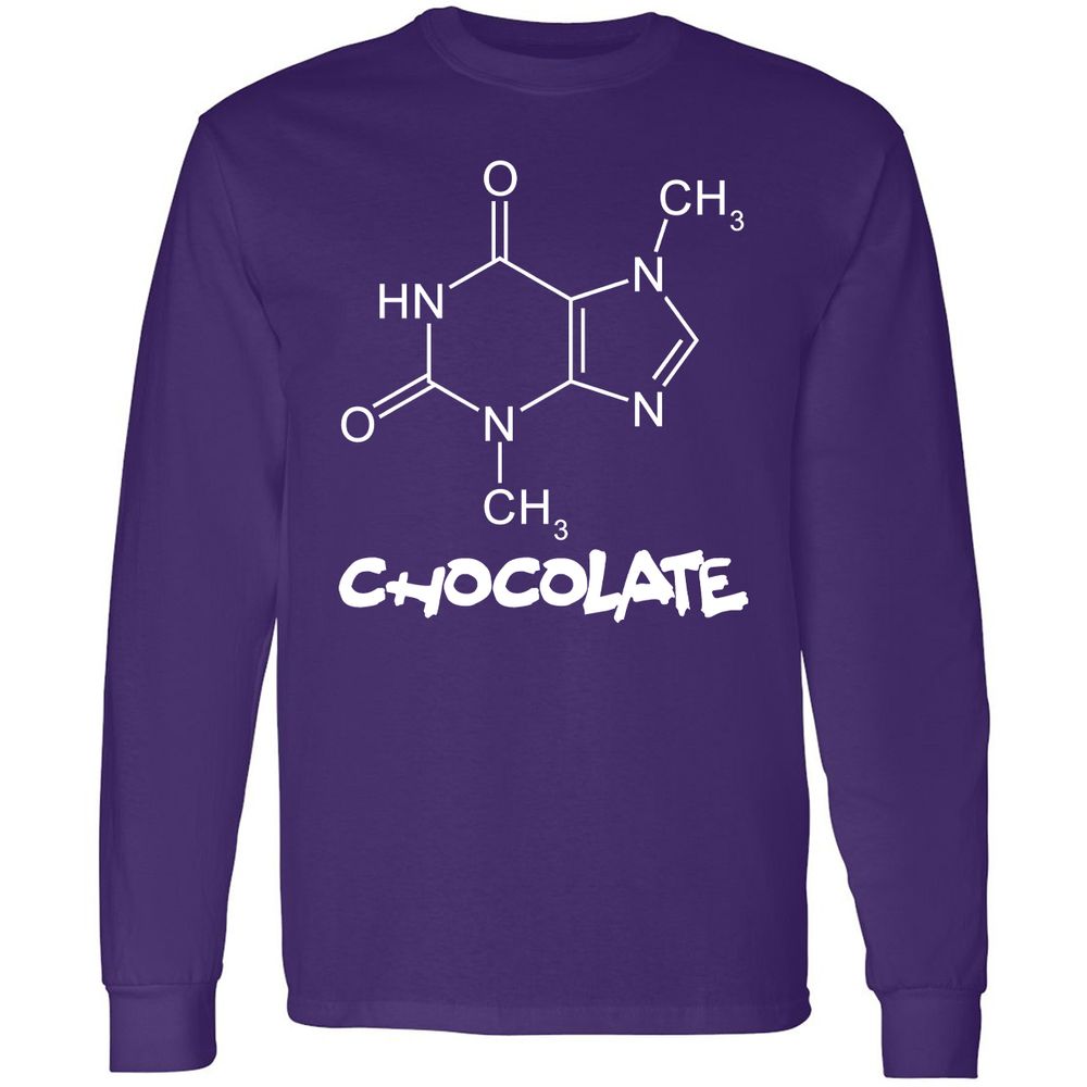 Long Sleeve T-Shirt - TL5DQZ4W - Purple - 13