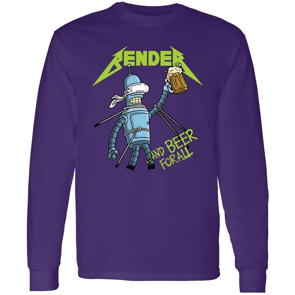 Long Sleeve T-Shirt - D4TDKMAJ - Purple - 13