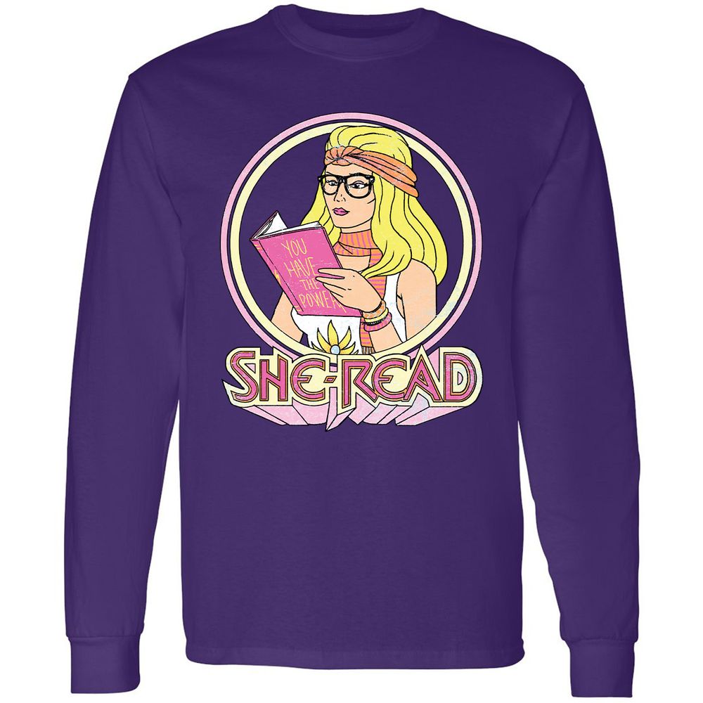 Long Sleeve T-Shirt - AMMVZX1H - Purple - 13