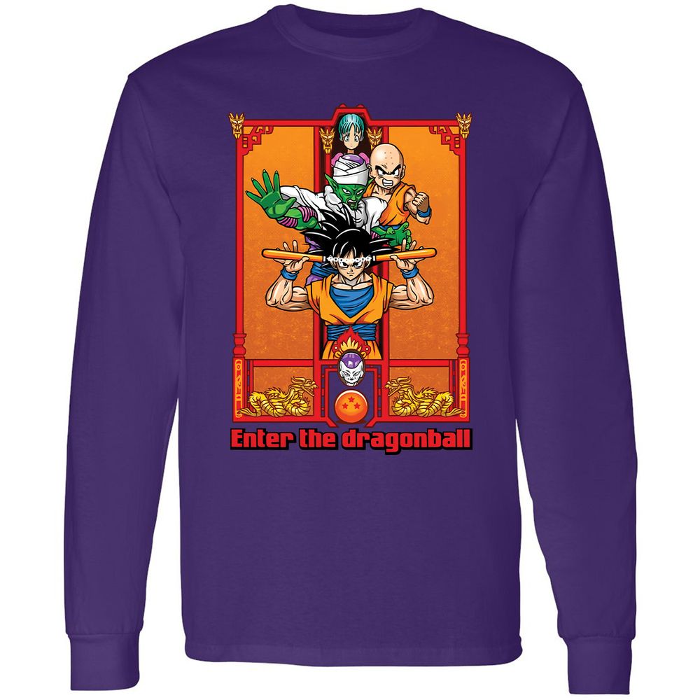 Long Sleeve T-Shirt - 7C3RNEKR - Purple - 13