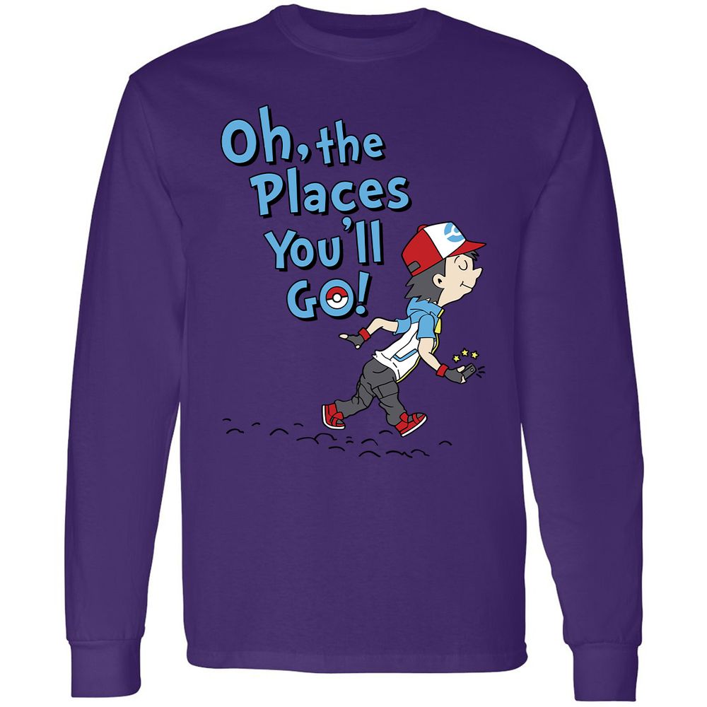 Long Sleeve T-Shirt - ZD8MMDYT - Purple - 13