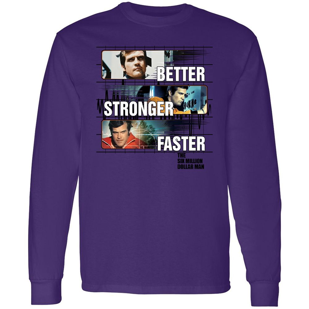 Long Sleeve T-Shirt - 64DPLVF7 - Purple - 13