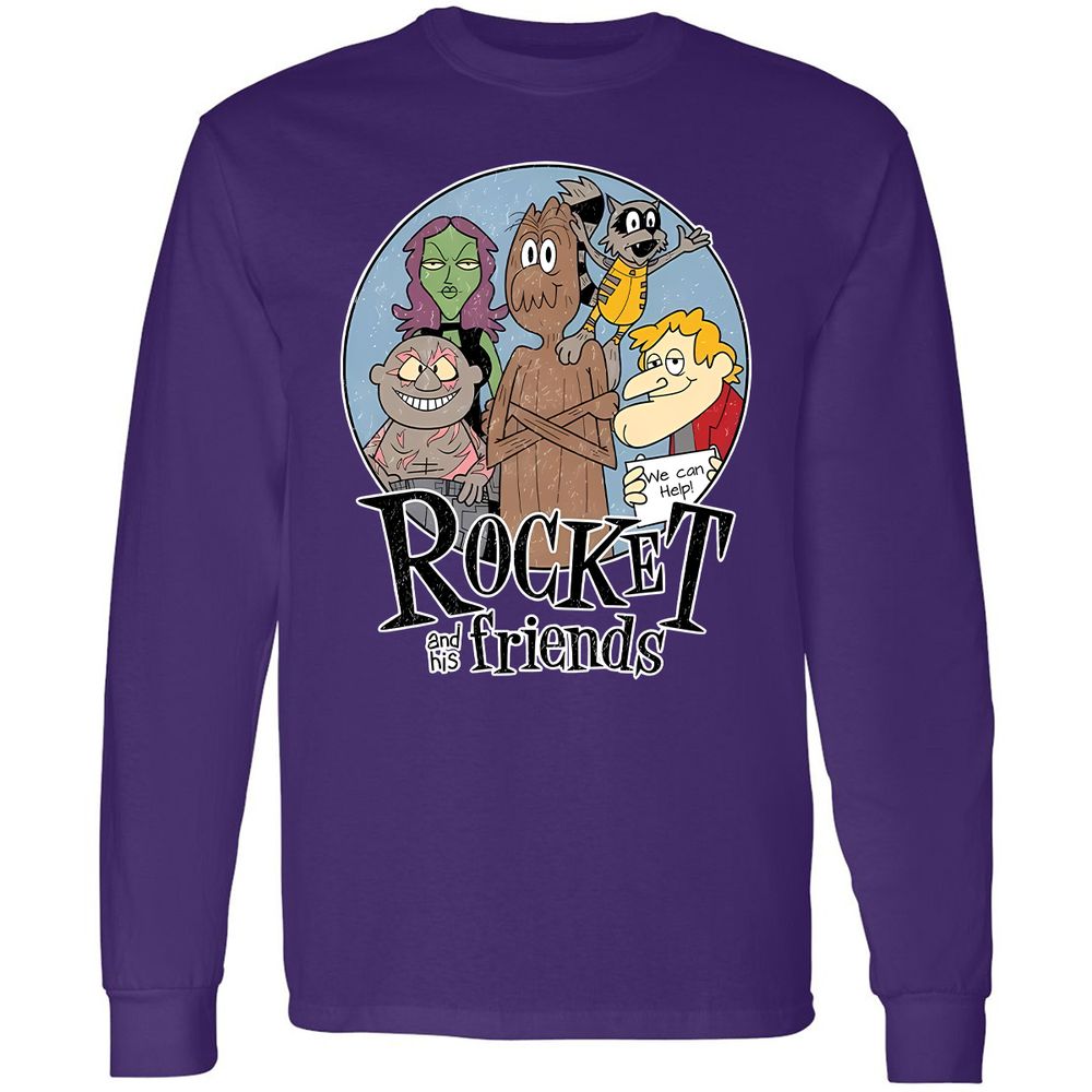 Long Sleeve T-Shirt - VWUWH9MK - Purple - 13