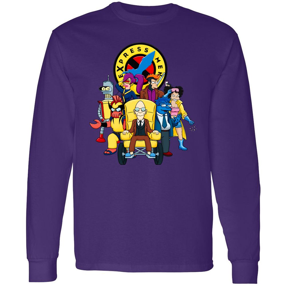 Long Sleeve T-Shirt - PU7H2BSR - Purple - 13