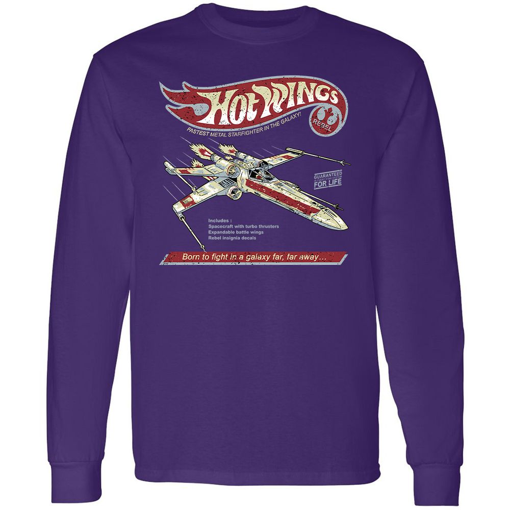 Long Sleeve T-Shirt - EWKNTFVW - Purple - 13