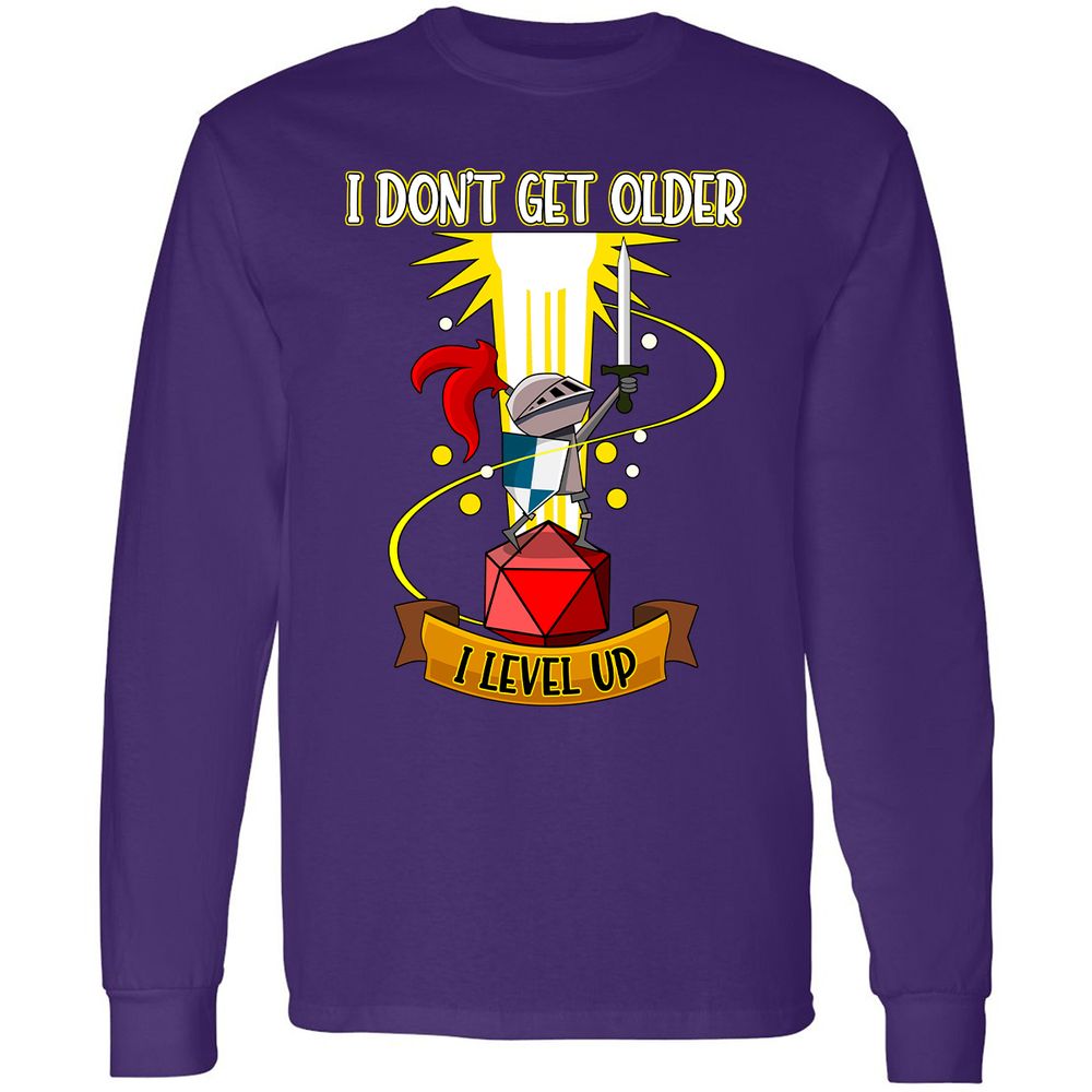 Long Sleeve T-Shirt - XBU7SRRD - Purple - 13