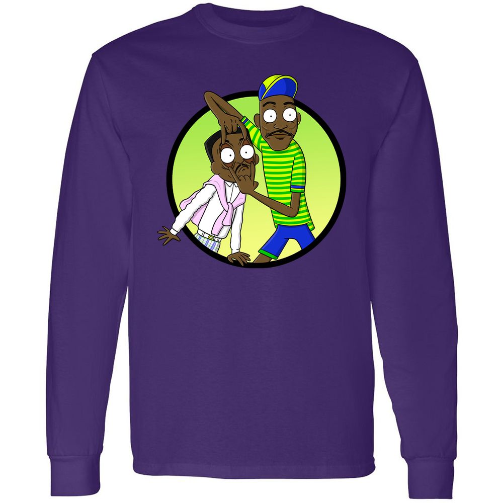 Long Sleeve T-Shirt - AG4RTZLU - Purple - 13