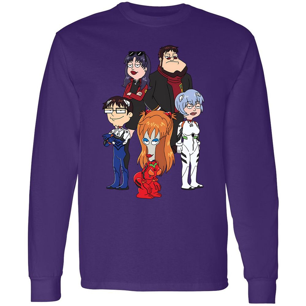 Long Sleeve T-Shirt - 8KGMSC4T - Purple - 13