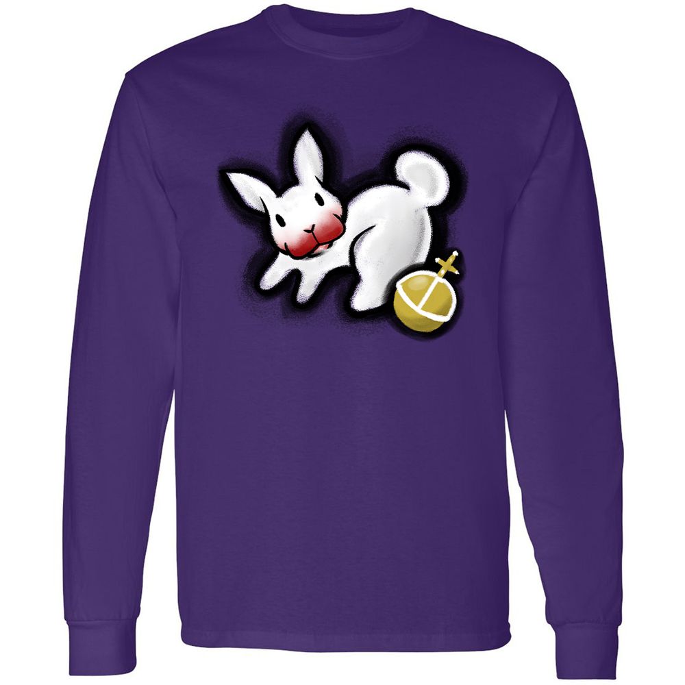 Long Sleeve T-Shirt - Y8WBPG5M - Purple - 13