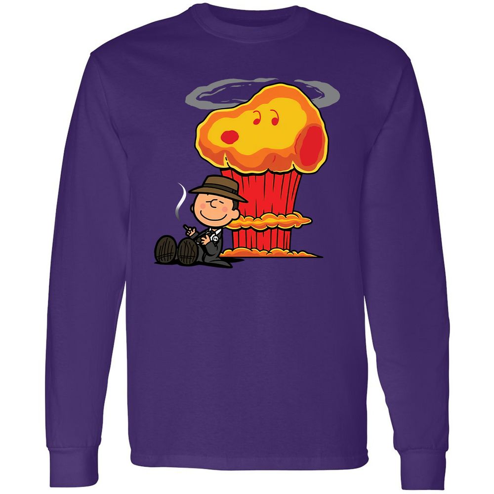 Long Sleeve T-Shirt - 3CUQQ5U8 - Purple - 13