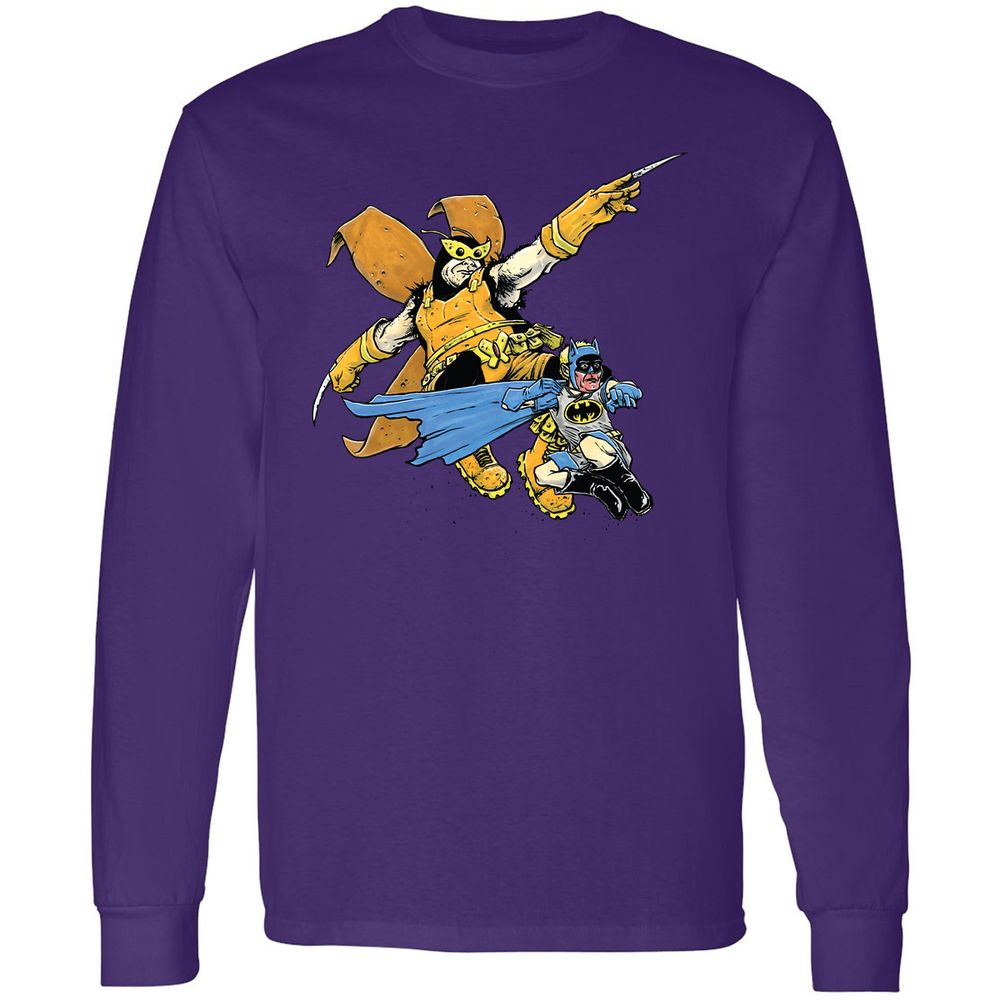 Long Sleeve T-Shirt - Q24YR4TP - Purple - 13