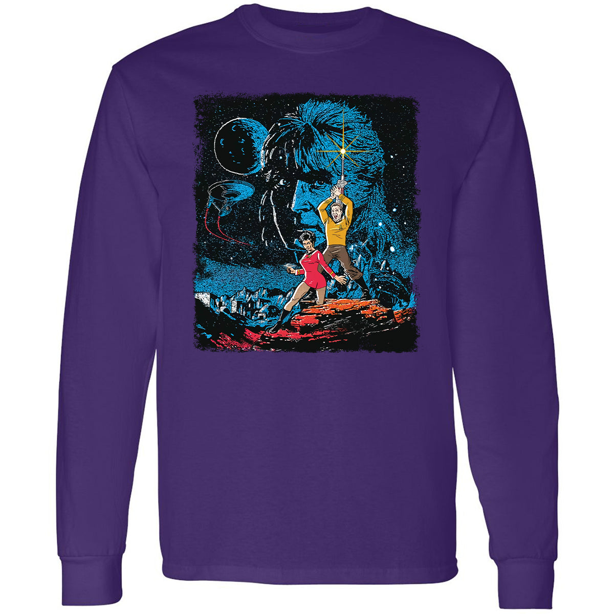 Long Sleeve T-Shirt - 3GBBXZ9V - Purple - 13