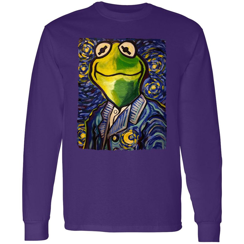 Long Sleeve T-Shirt - DDZKA8VR - Purple - 13