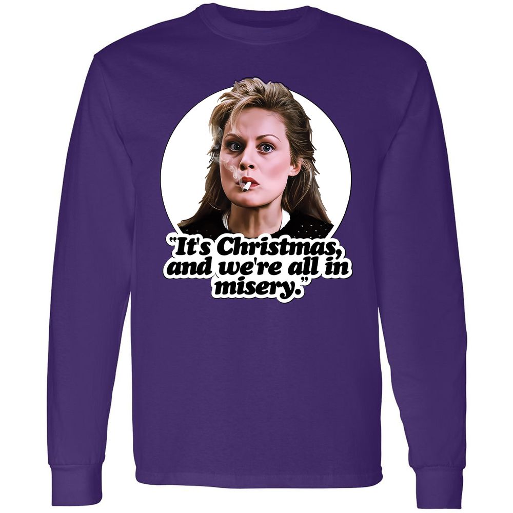 Long Sleeve T-Shirt - 8DYSP9LF - Purple - 13