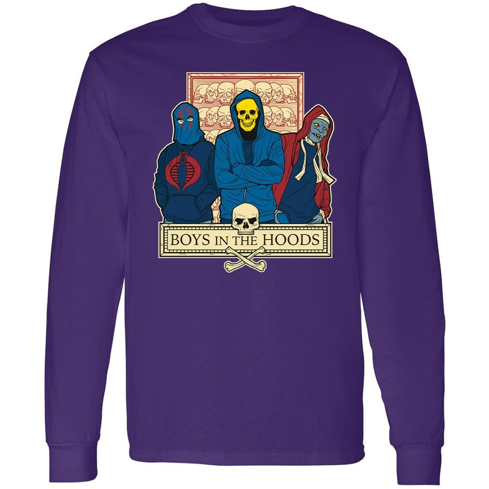 Long Sleeve T-Shirt - YPXUANAA - Purple - 13