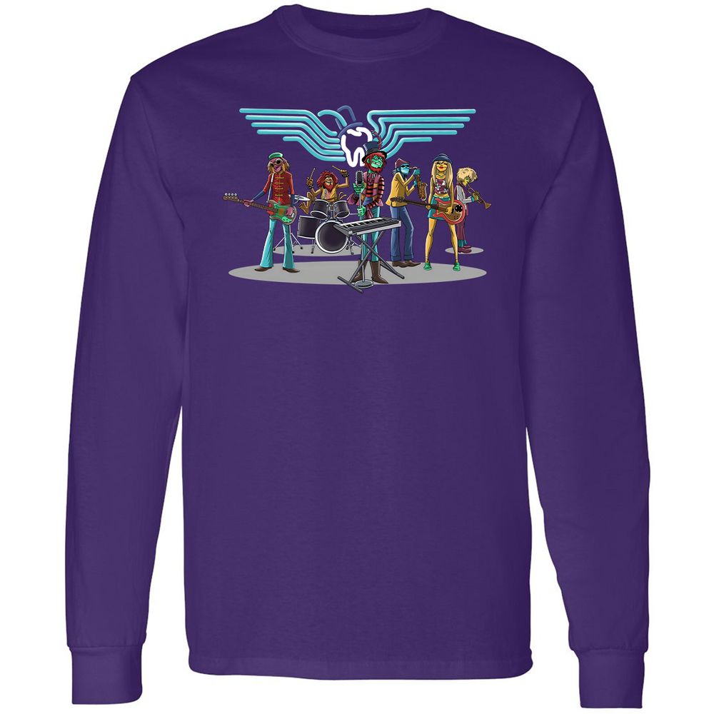 Long Sleeve T-Shirt - F1ZGCY2D - Purple - 13