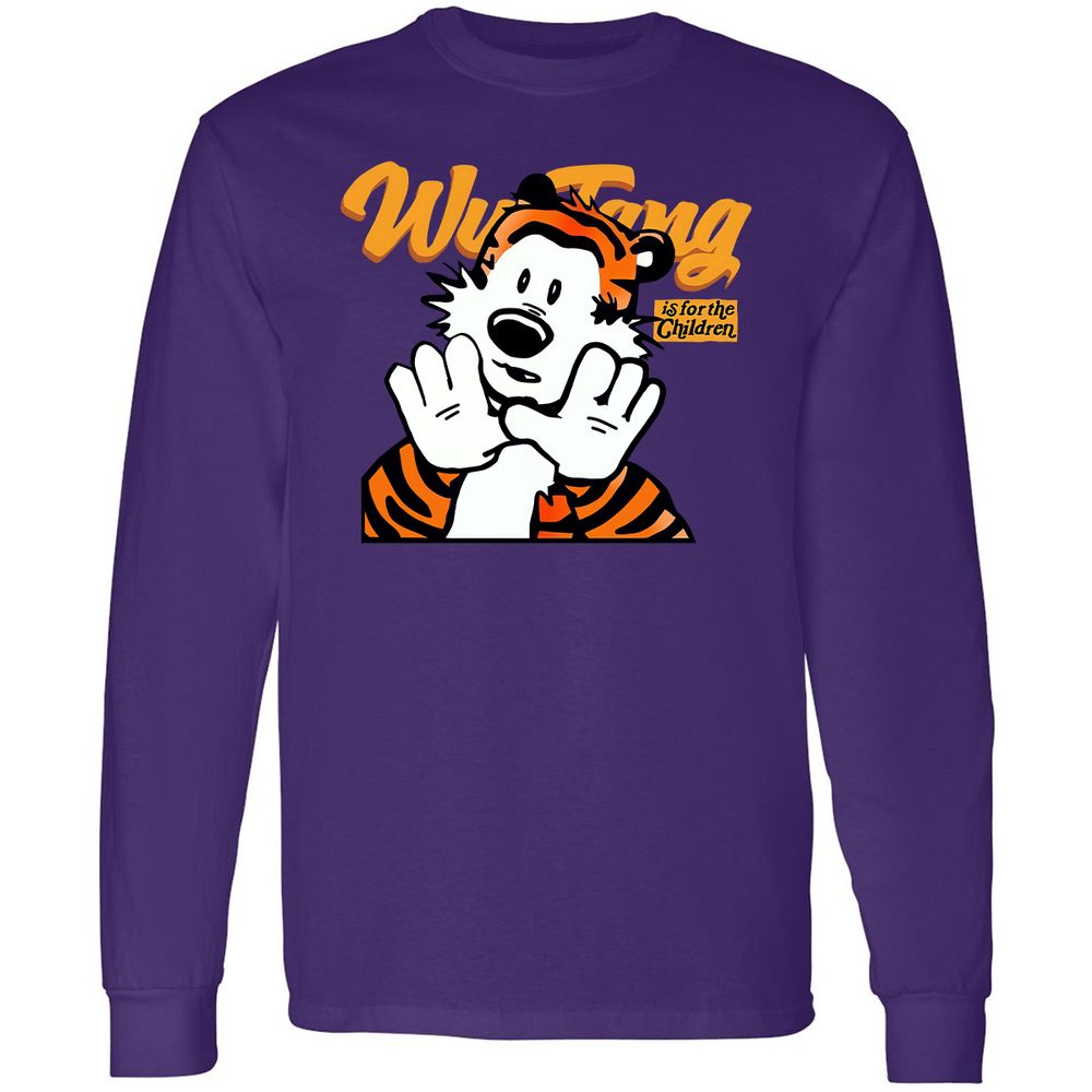 Long Sleeve T-Shirt - E1YMA8R9 - Purple - 13