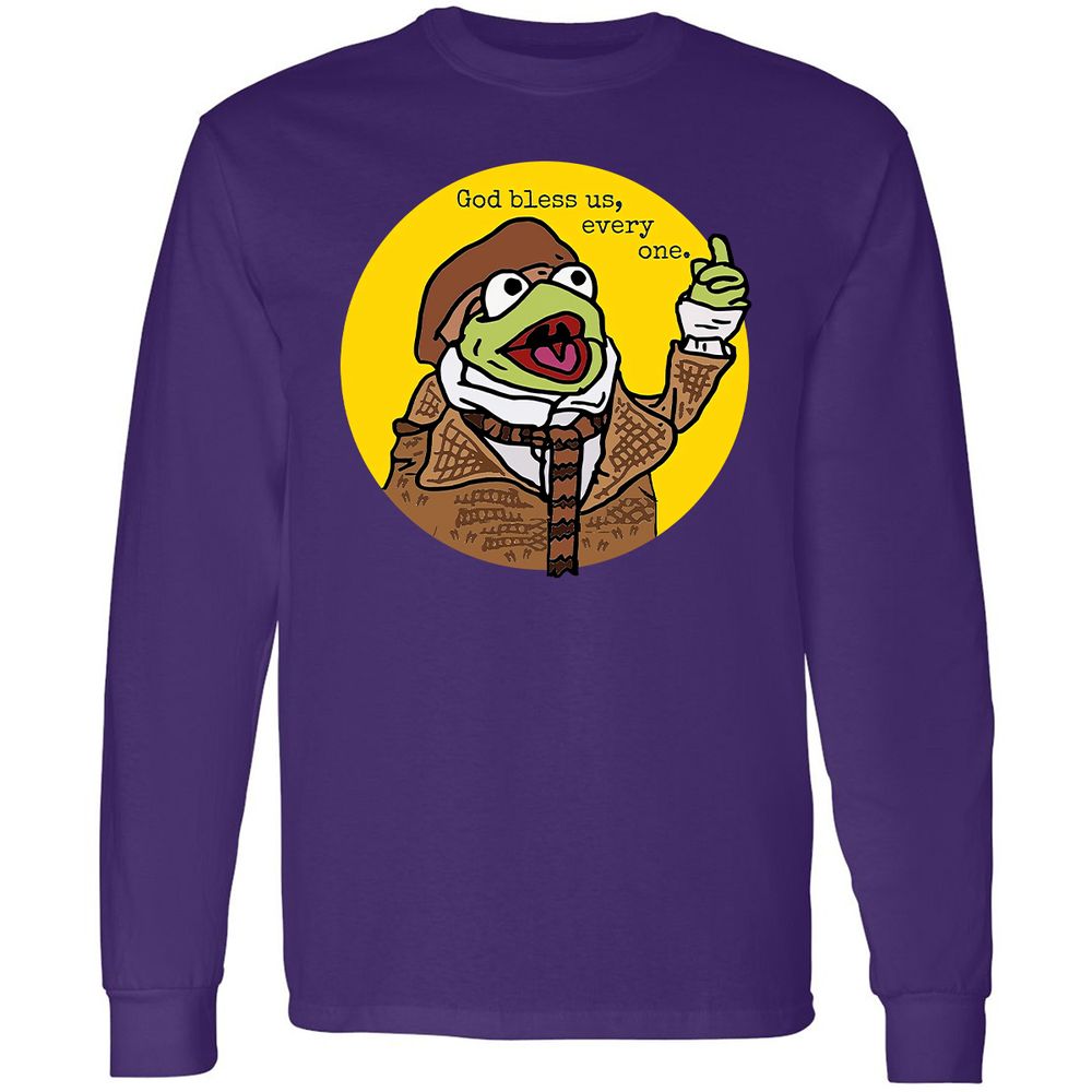Long Sleeve T-Shirt - Q78Z6ZG8 - Purple - 13