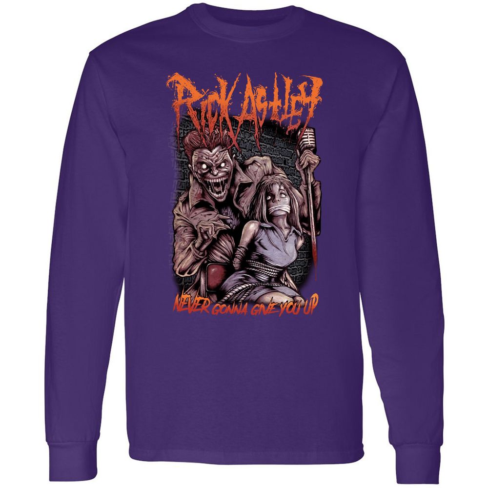 Long Sleeve T-Shirt - 4XHQL4G7 - Purple - 13