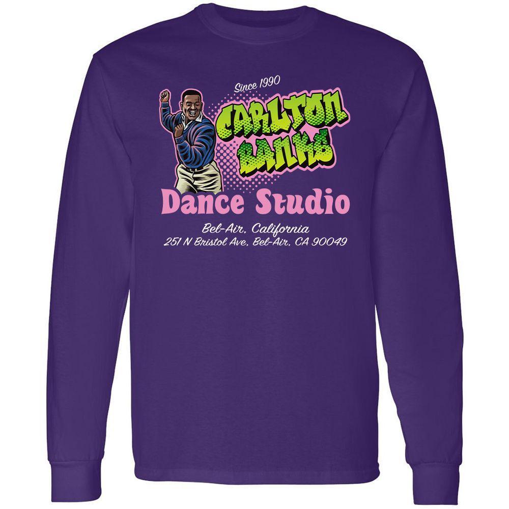 Long Sleeve T-Shirt - SA8RHNPQ - Purple - 13