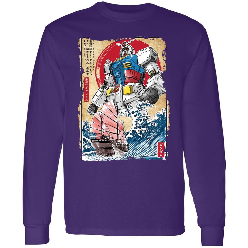 Long Sleeve T-Shirt - 8BKZGNU1 - Purple - 13