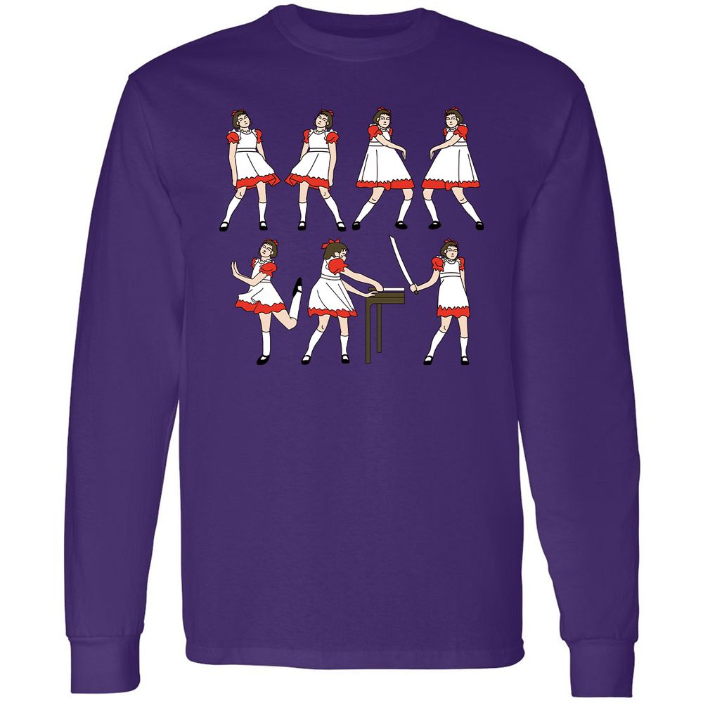 Long Sleeve T-Shirt - MV3R58T4 - Purple - 13