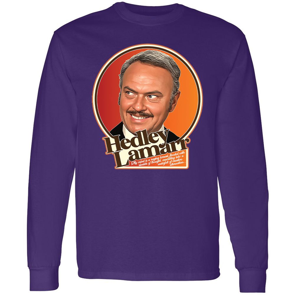 Long Sleeve T-Shirt - RTZXHZPM - Purple - 13